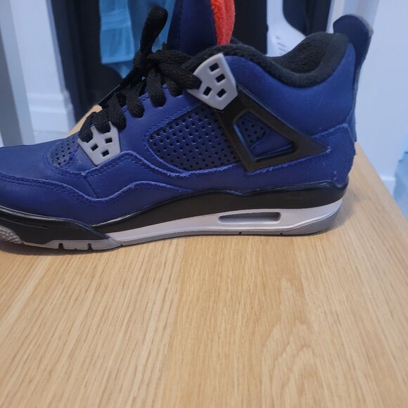 Nike Air Jordan Retro 4 WNTR BG Winterized Loyal Blue Size 5.5 y - Picture 1 of 3